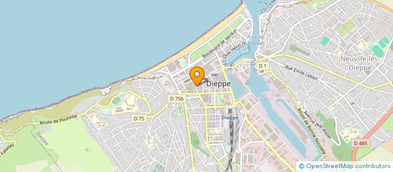 localisation de l'entreprise MADAME MARTINE LE DOUX à DIEPPE