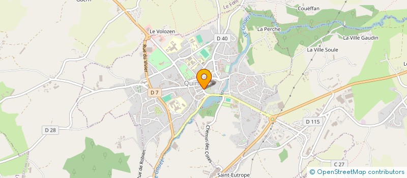 localisation de l'entreprise MADAME MARTINE LE GALLIC à QUINTIN