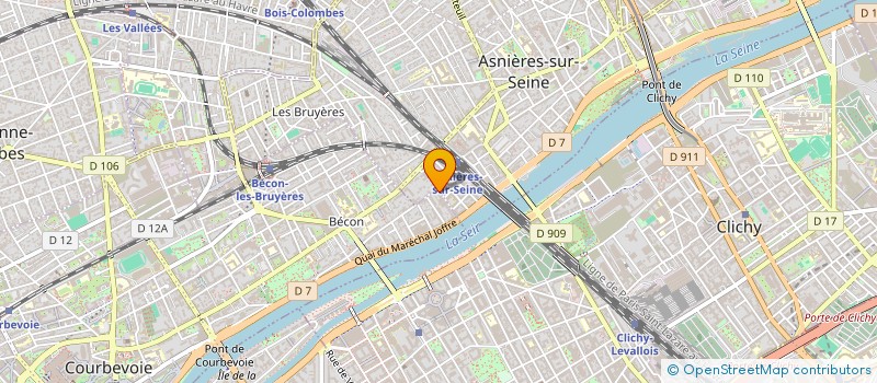 localisation de l'entreprise MADAME MARTINE LE GUEN à COURBEVOIE