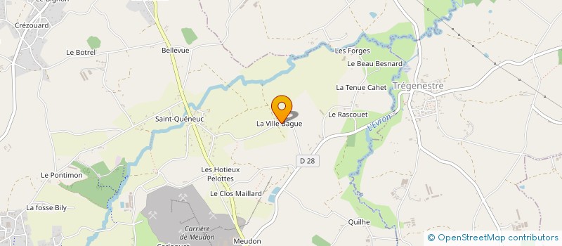 localisation de l'entreprise MADAME MARTINE LE GUILLOUX à QUESSOY