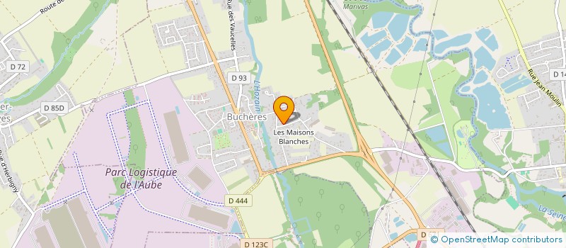 localisation de l'entreprise MADAME MARTINE LE PIMPEC  BUCHERES