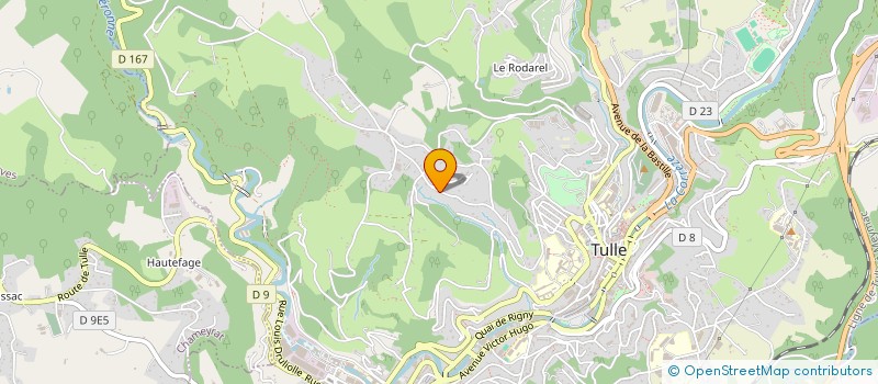 localisation de l'entreprise MADAME MARTINE LEAUTE  TULLE