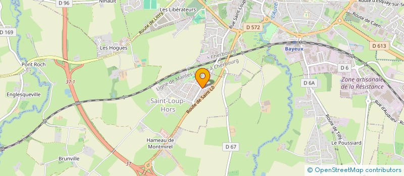 localisation de l'entreprise MADAME MARTINE LEBOUTEILLER  SAINT-LOUP-HORS