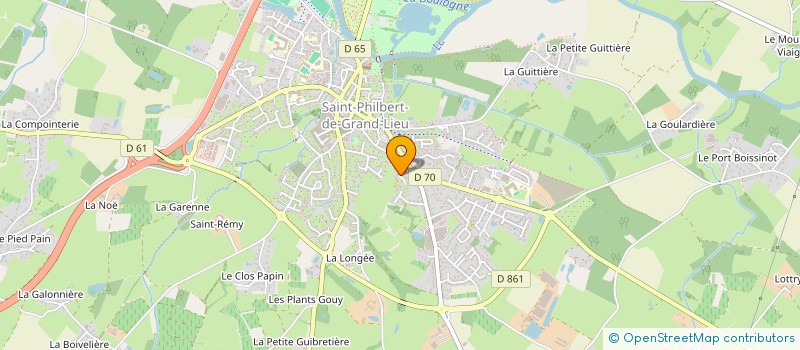 localisation de l'entreprise MADAME MARTINE LEBRETON  SAINT-PHILBERT-DE-GRAND-LIEU