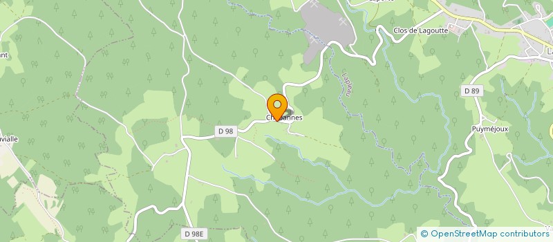 localisation de l'entreprise MADAME MARTINE LECHA  SAINT-HILAIRE-FOISSAC