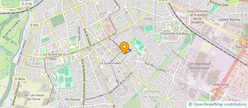 localisation de l'entreprise MADAME MARTINE LECHAFFETOIS à CAEN