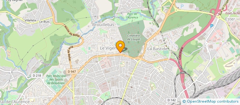 localisation de l'entreprise MADAME MARTINE LECOQ à LIMOGES