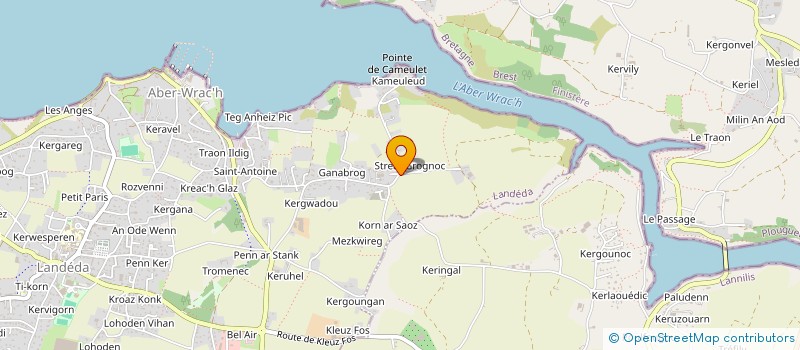 localisation de l'entreprise MADAME MARTINE LEFAUCHEUR  LANDEDA