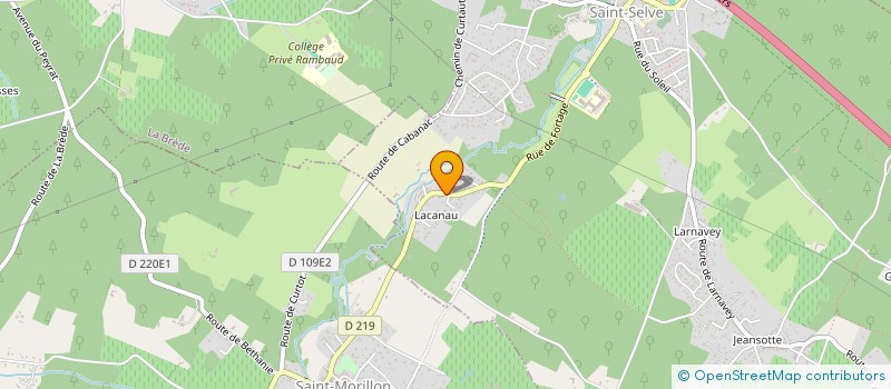 localisation de l'entreprise MADAME MARTINE LEGENDRE  SAINT-SELVE