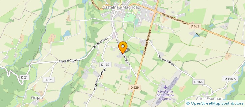 localisation de l'entreprise MADAME MARTINE LEGRAND  CASTELNAU-MAGNOAC