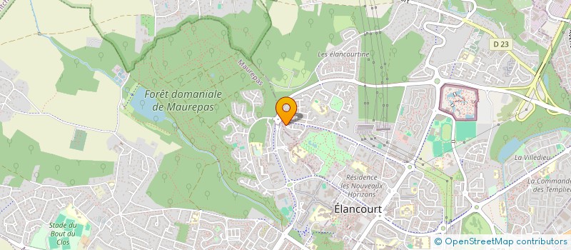 localisation de l'entreprise MADAME MARTINE LEGROS  ELANCOURT