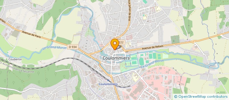localisation de l'entreprise MADAME MARTINE LEJEUNE à COULOMMIERS