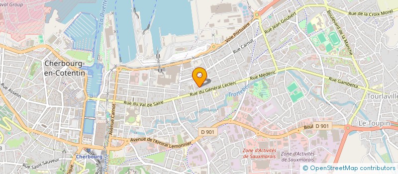 localisation de l'entreprise MADAME MARTINE LELERRE à CHERBOURG-EN-COTENTIN