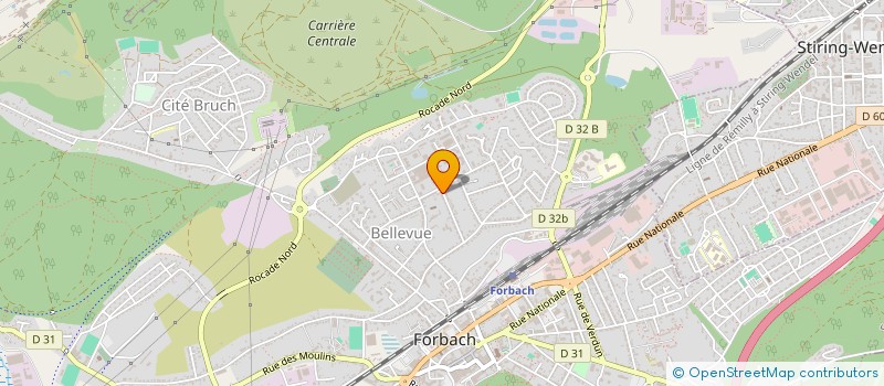 localisation de l'entreprise MADAME MARTINE LELIEUX à FORBACH