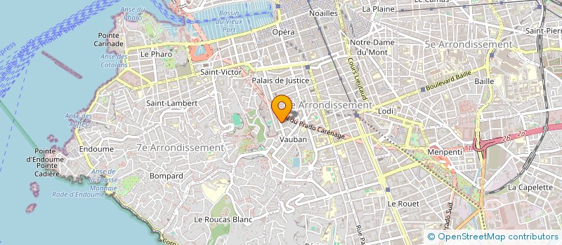 localisation de l'entreprise MADAME MARTINE LELIEVRE  MARSEILLE