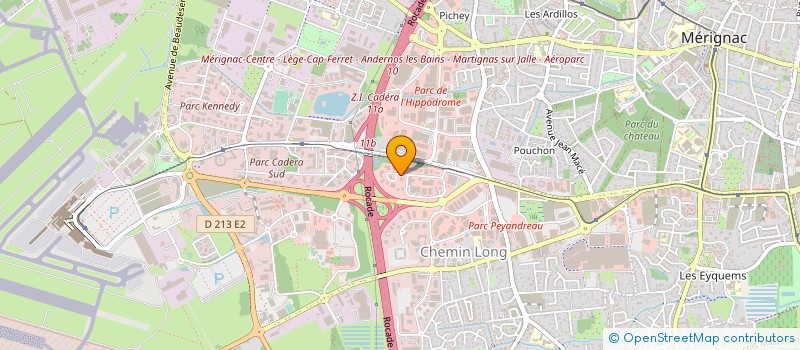 localisation de l'entreprise MADAME MARTINE LELLOUCHE à MERIGNAC
