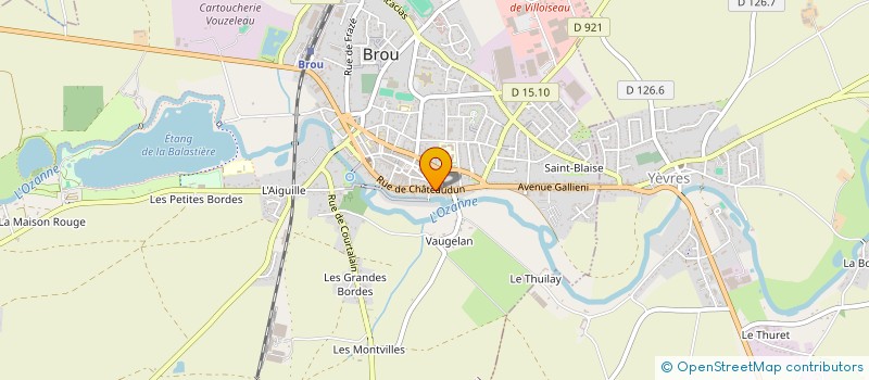 localisation de l'entreprise MADAME MARTINE LEMAIRE à BROU