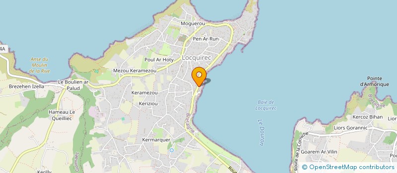 localisation de l'entreprise MADAME MARTINE LEMAITRE  LOCQUIREC