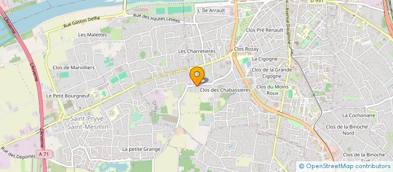 localisation de l'entreprise MADAME MARTINE LENAIN à ORLEANS