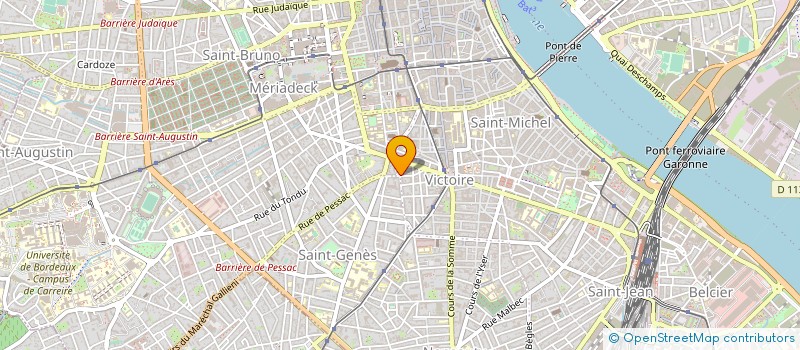 localisation de l'entreprise MADAME MARTINE LENOTRE-ANCION  BORDEAUX