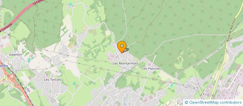 localisation de l'entreprise MADAME MARTINE LEONARD à BESANCON