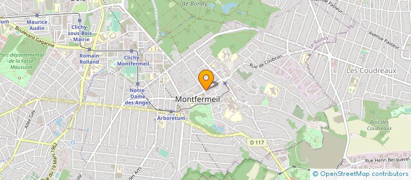 localisation de l'entreprise MADAME MARTINE LEROY  MONTFERMEIL