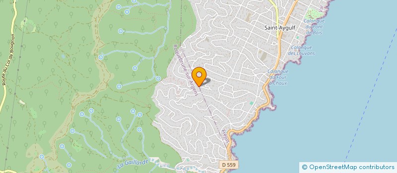 localisation de l'entreprise MADAME MARTINE LESAGE  ROQUEBRUNE-SUR-ARGENS