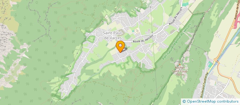 localisation de l'entreprise MADAME MARTINE LETTER  SAINT-PAUL-DE-VARCES