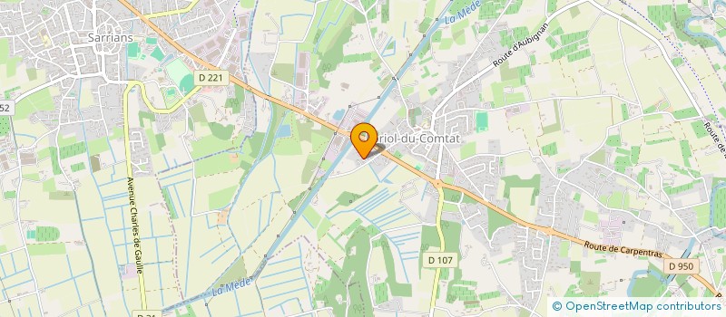 localisation de l'entreprise MADAME MARTINE LIEVRE  LORIOL-DU-COMTAT