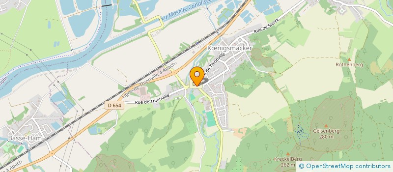 localisation de l'entreprise MADAME MARTINE LIMIDO  KUNTZIG