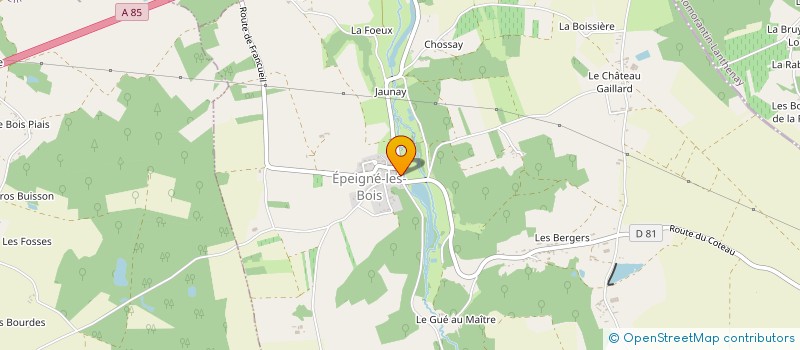 localisation de l'entreprise MADAME MARTINE LINTIGNAT  EPEIGNE-LES-BOIS