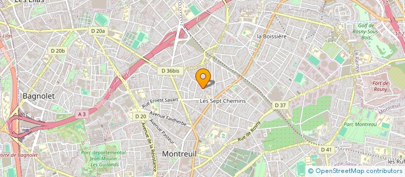localisation de l'entreprise MADAME MARTINE LISBONNE à MONTREUIL