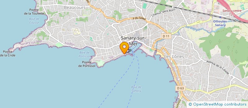 localisation de l'entreprise MADAME MARTINE LITTOT à SANARY-SUR-MER