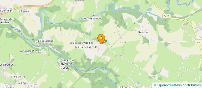 localisation de l'entreprise MADAME MARTINE LORENZELLI à DROUX