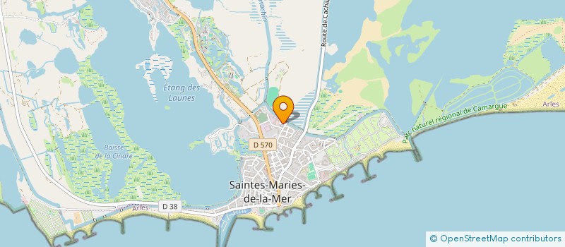 localisation de l'entreprise MADAME MARTINE LORENZINI  SAINTES-MARIES-DE-LA-MER