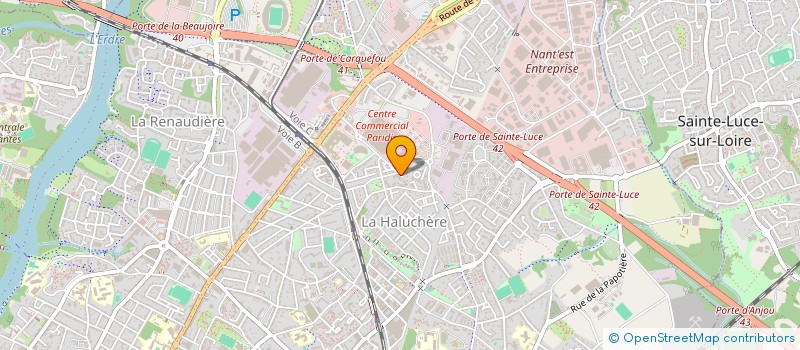 localisation de l'entreprise MADAME MARTINE LORIOT à NANTES
