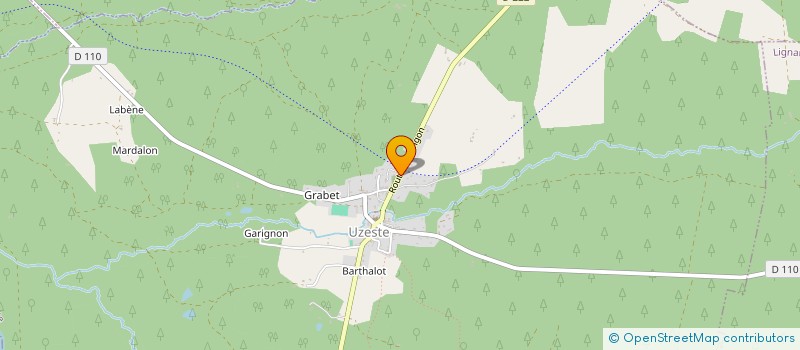 localisation de l'entreprise MADAME MARTINE LORO  UZESTE