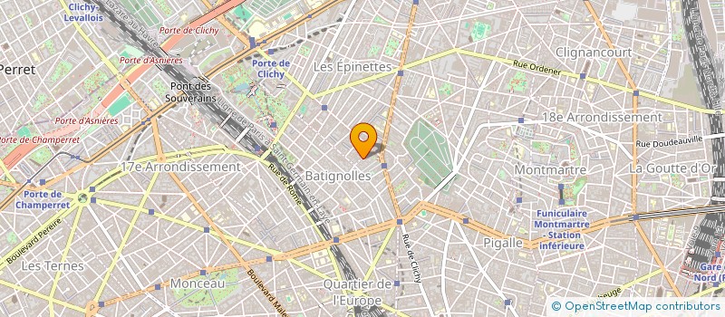 localisation de l'entreprise MADAME MARTINE LOUF  PARIS