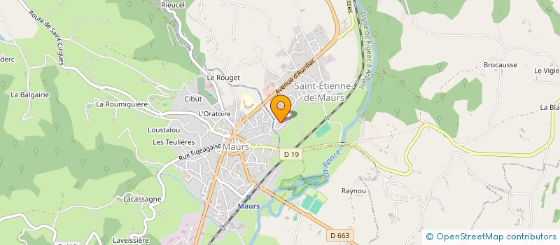 localisation de l'entreprise MADAME MARTINE LOUIS à MAURS