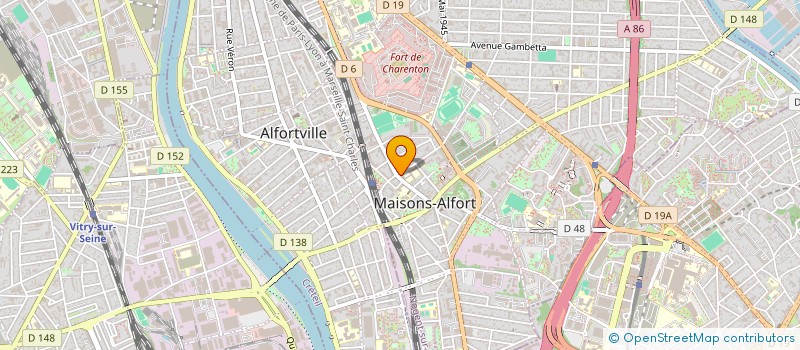 localisation de l'entreprise MADAME MARTINE LY  MAISONS-ALFORT