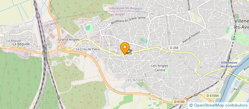localisation de l'entreprise MADAME MARTINE MACERA à LES ANGLES
