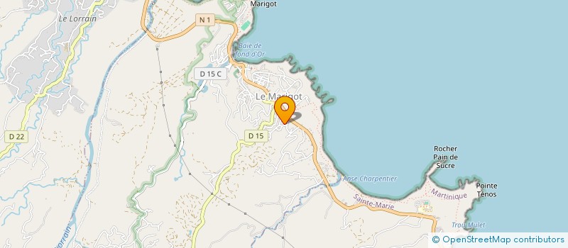 localisation de l'entreprise MADAME MARTINE MAGNER  MARIGOT