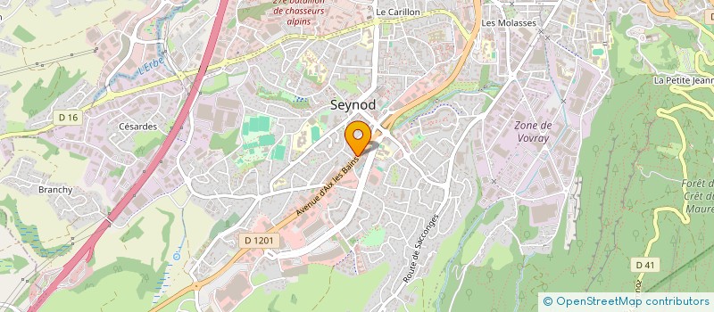 localisation de l'entreprise MADAME MARTINE MAGNIER à ANNECY