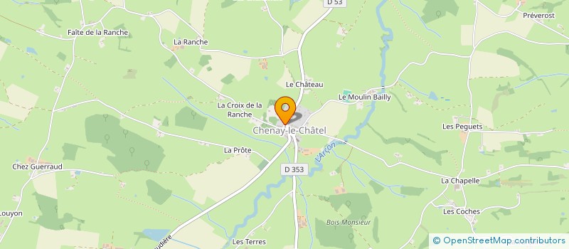 localisation de l'entreprise MADAME MARTINE MAINGUE  MELAY