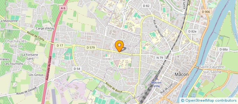 localisation de l'entreprise MADAME MARTINE MAIRE  CHARNAY-LES-MACON