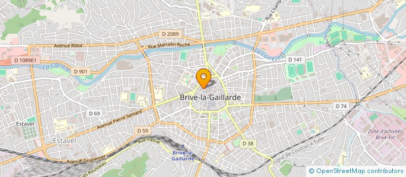 localisation de l'entreprise MADAME MARTINE MALAVAL à BRIVE-LA-GAILLARDE