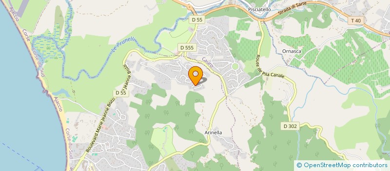 localisation de l'entreprise MADAME MARTINE MALERBA  GROSSETO-PRUGNA