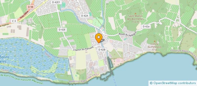 localisation de l'entreprise MADAME MARTINE MALLARINO  LA LONDE-LES-MAURES