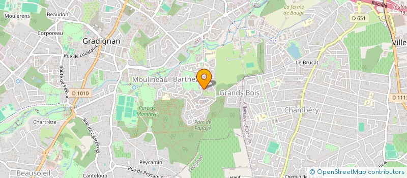 localisation de l'entreprise MADAME MARTINE MANACH  GRADIGNAN