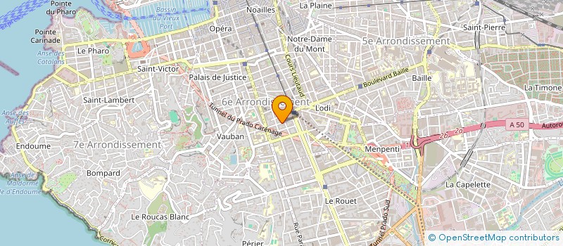 localisation de l'entreprise MADAME MARTINE MANCA à MARSEILLE 6EME